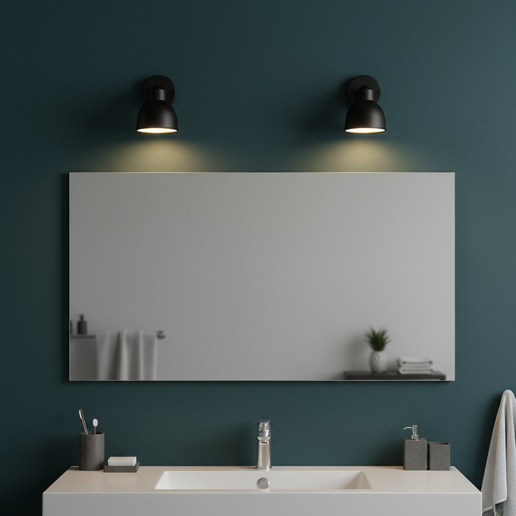 Rechargeable Wall Light | Compact Matte Black Spotlight Magnetic Mount Battery Operated