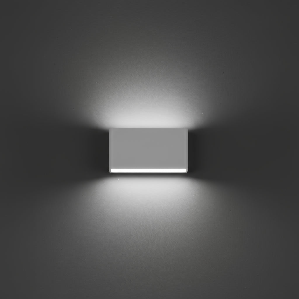 Modern Wall Light | Rectangular Up Down Aluminum LED Sconce Indoor Outdoor