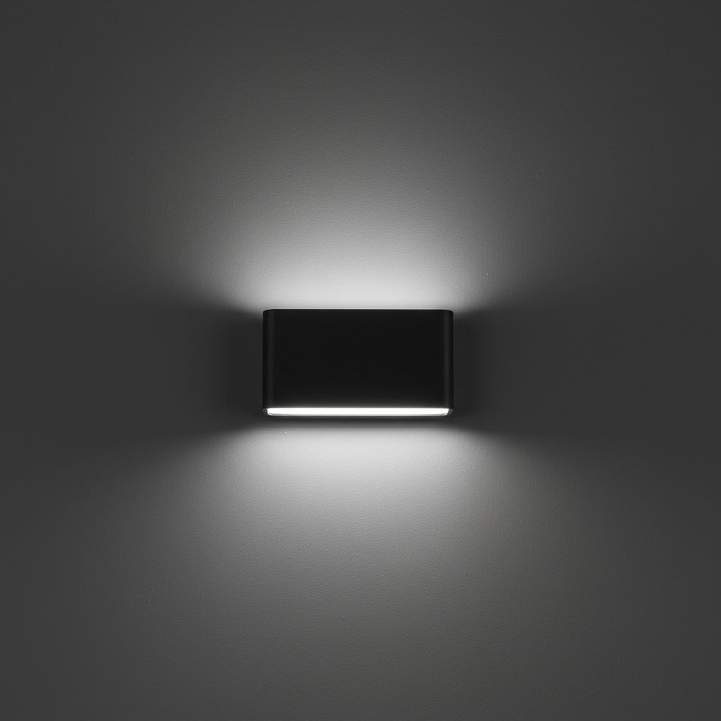 Modern Wall Light | Rectangular Up Down Aluminum LED Sconce Indoor Outdoor