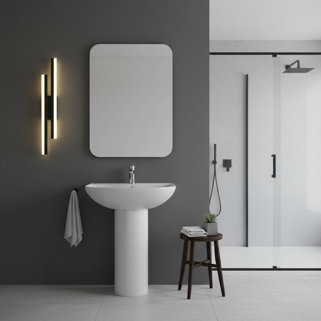 LED Wall Light | Vertical Dual-Bar Fixture 3 Colour Modes Indoor Lighting
