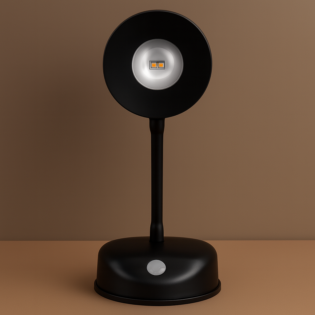 Stick-On Rechargeable Wall Spotlight | Rotatable Minimal LED Sconce Light Sensor Battery