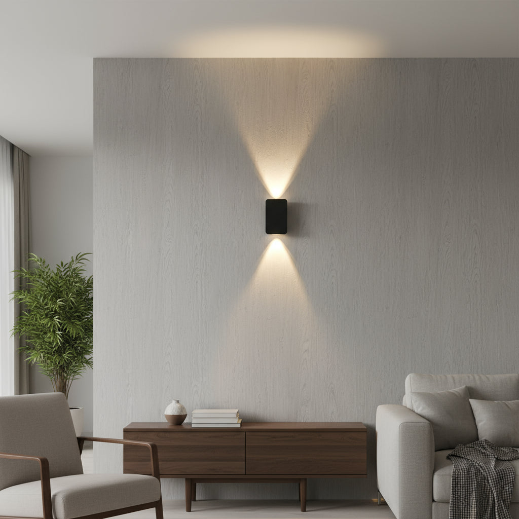 LED Wall Light | Minimalist Aluminum Up Down Sconce Waterproof IP65 Outdoor