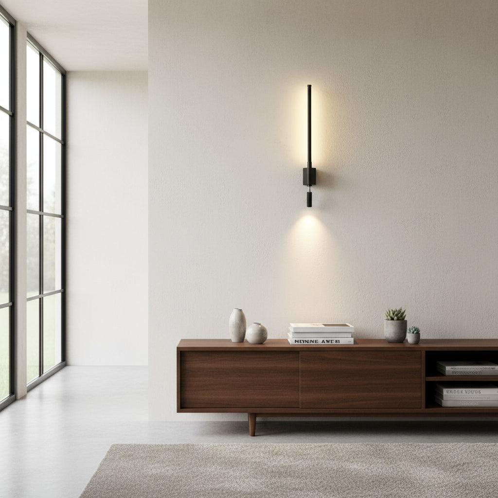LED Wall Light | Backlit Adjustable Spotlight Sconce Bedroom Living Room