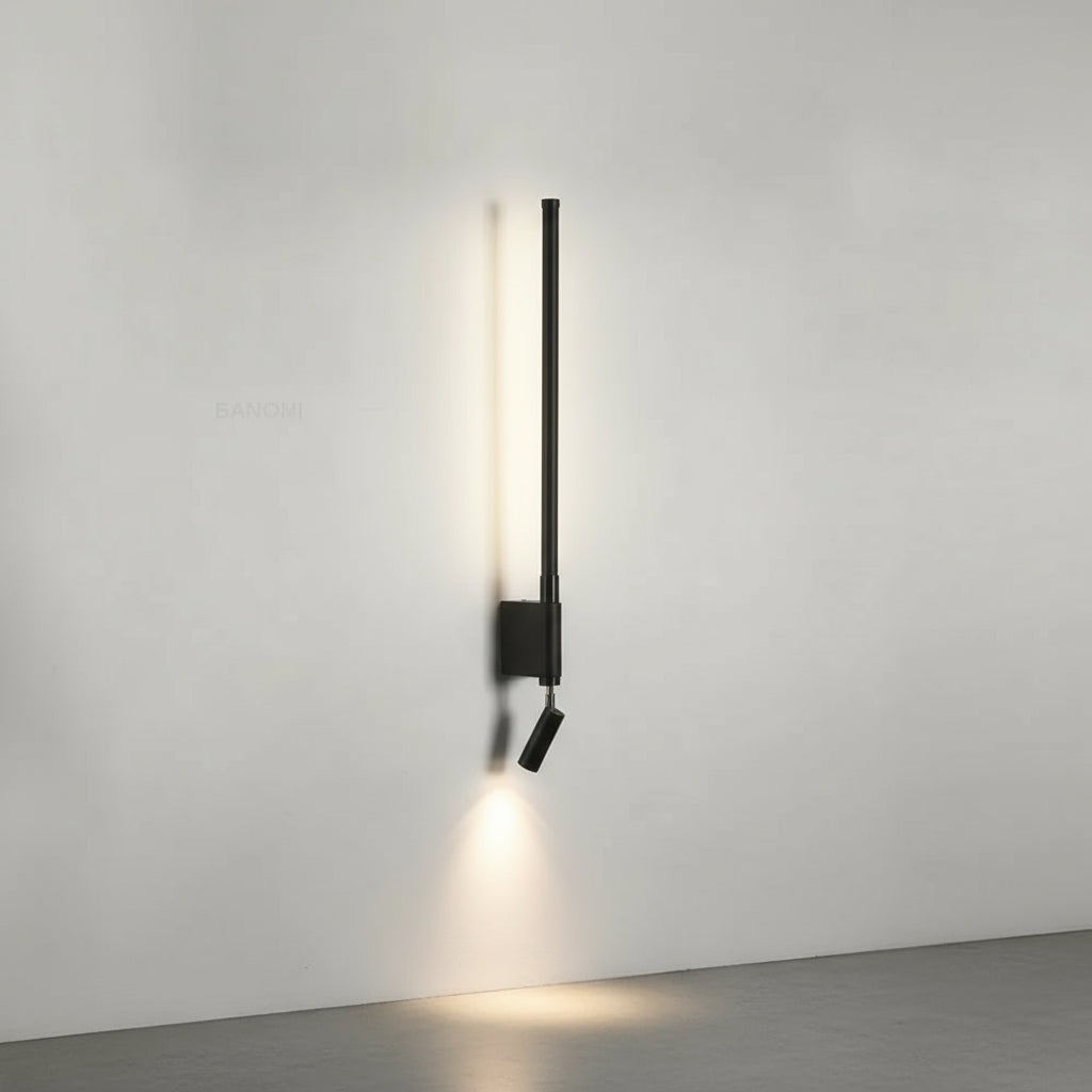 LED Wall Light | Backlit Adjustable Spotlight Sconce Bedroom Living Room