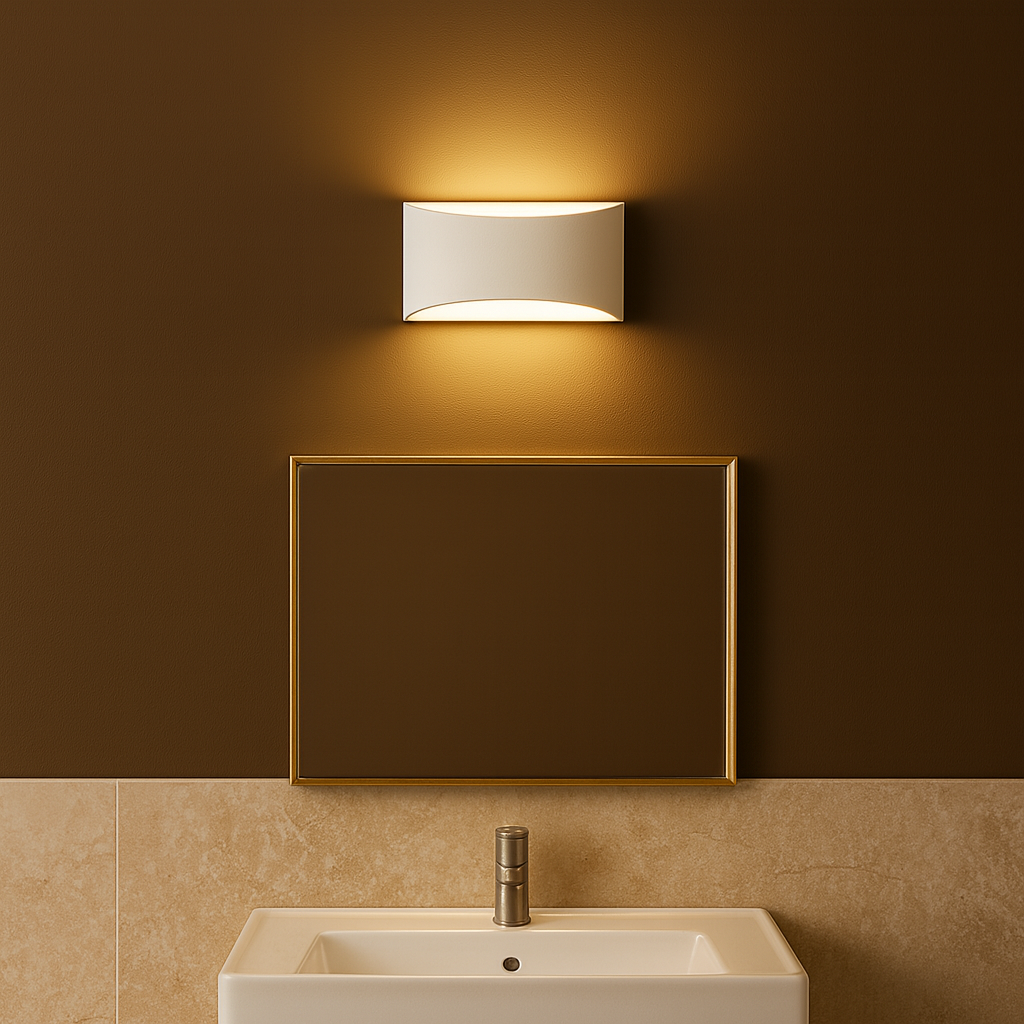LED Wall Light | Curved Aluminium Up Down Sconce Indoor Lighting