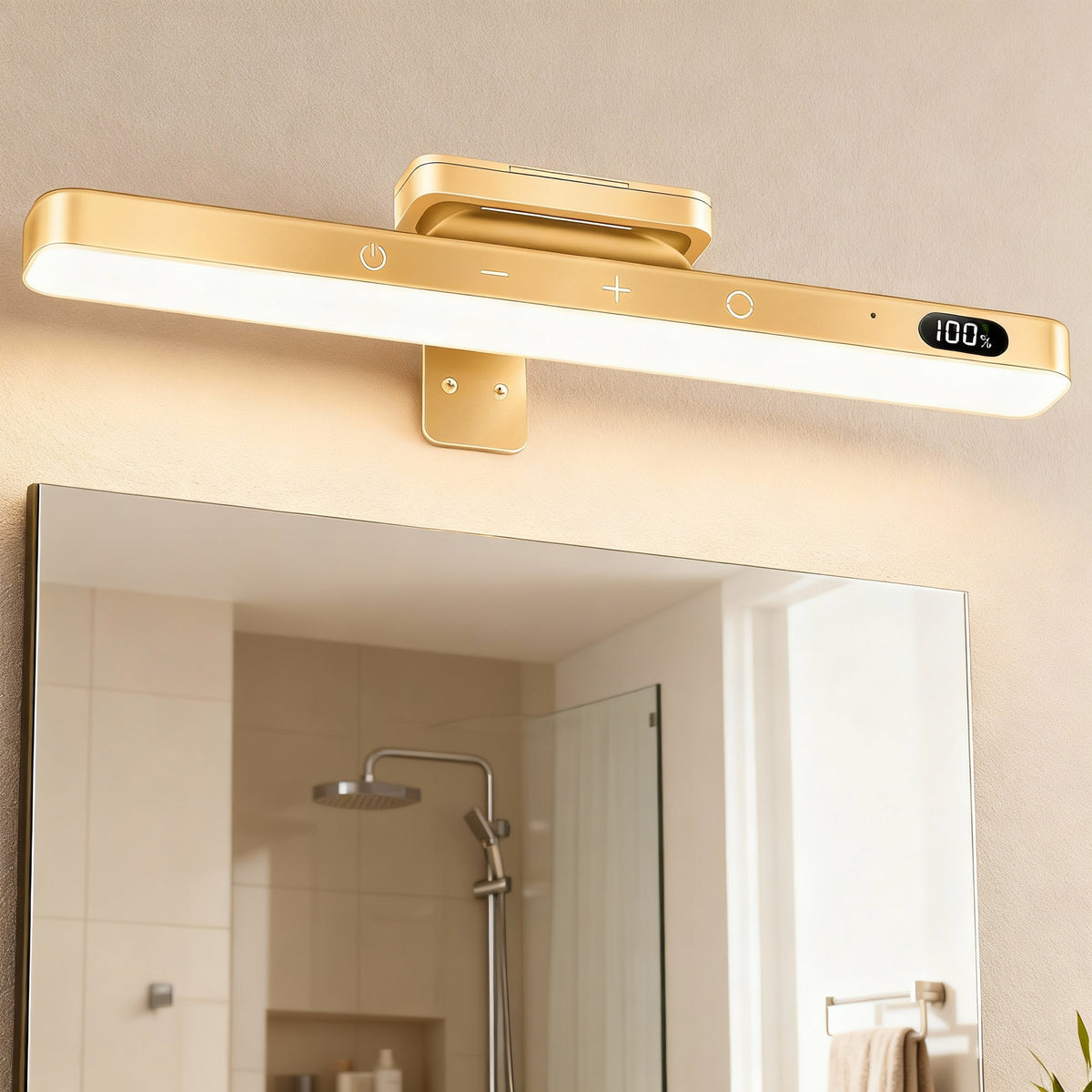 Rechargeable Wall Light | Slim LED Bar Magnetic Mount Touch Control Battery Operated